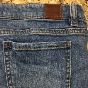 Soft, cotton with a little Spandex - jeans.